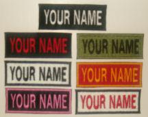 personalized name patches - Custom Name Patches