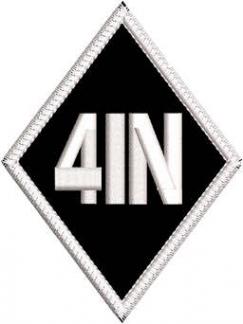 4in Diamond Patch PolyTwill
