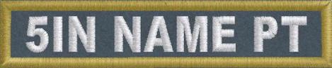 5in. x 1in. Name Patch - PolyTwill