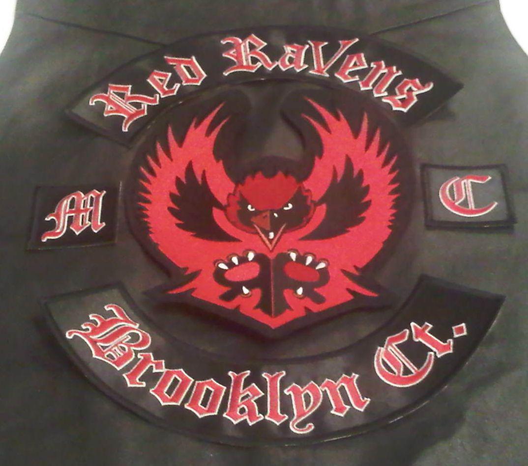 Red Raven Back Patch Set