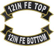 12in FE Top and Bottom Ribbon Rocker Set