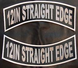 12in. Straight Edge PolyTwill Rocker Set