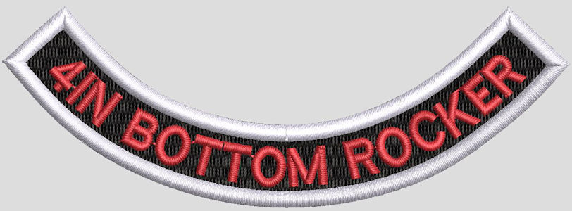 Motorcycle FE 4in Bottom Rocker