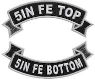 5in FE Top and Bottom Ribbon Rocker Set