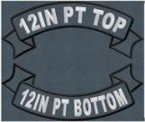 12in PT Top and Bottom Ribbon Rocker Set