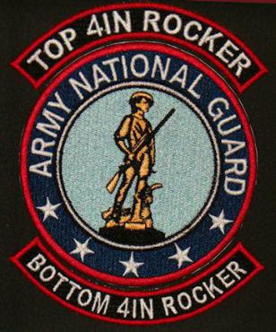 4in Full Embroidered - Top Rocker 1