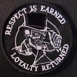 Respect Is Earned Loyalty Returned Patch