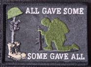 All Gave Some Some Gave All Soldiers Cross Patch