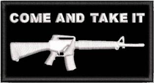 Come and Take It M16 Patch