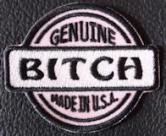 Genuine Bitch Patch Pink-Black