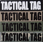 5inx1in Non-Embroidered Tactical Tag w/Velcro