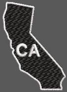 United States California Full Embroidered