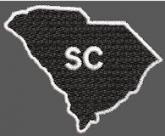 United States South Carolina Full Embroidered