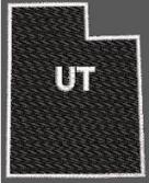 United States Utah Full Embroidered