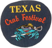 Texas Crab Festival Jacket Patch